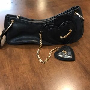 Super Cute Juicy Couture Black Leather Purse